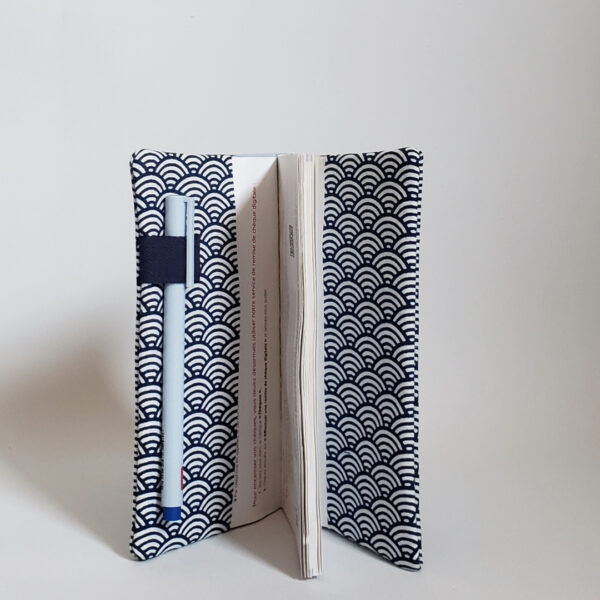 Porte chéquier vagues bleu – Image 2