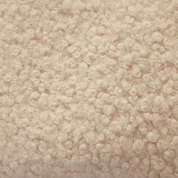 Sac pochette bandoulière bouclette beige – Image 2